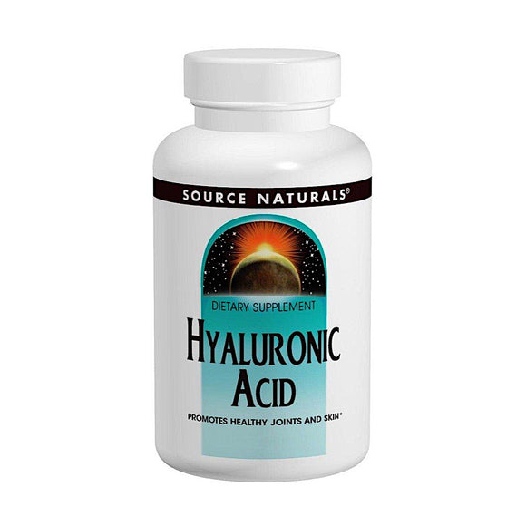 Source Naturals, Hyaluronic Acid 100 mg, 60 Tablets - 021078018148 | Hilife Vitamins