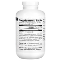 Source Naturals, Inositol, Pure, 16 Oz UPC 021078018377 | HiLife Vitamins