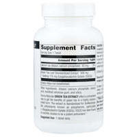 Source Naturals, Green Tea Extract, 500 mg, 120 Tablets UPC 021078018469 | Hilife Vitamins