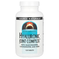Source Naturals, Hyaluronic Joint Complex™, 120 Tablets UPC 021078018940 | Hilife Vitamins