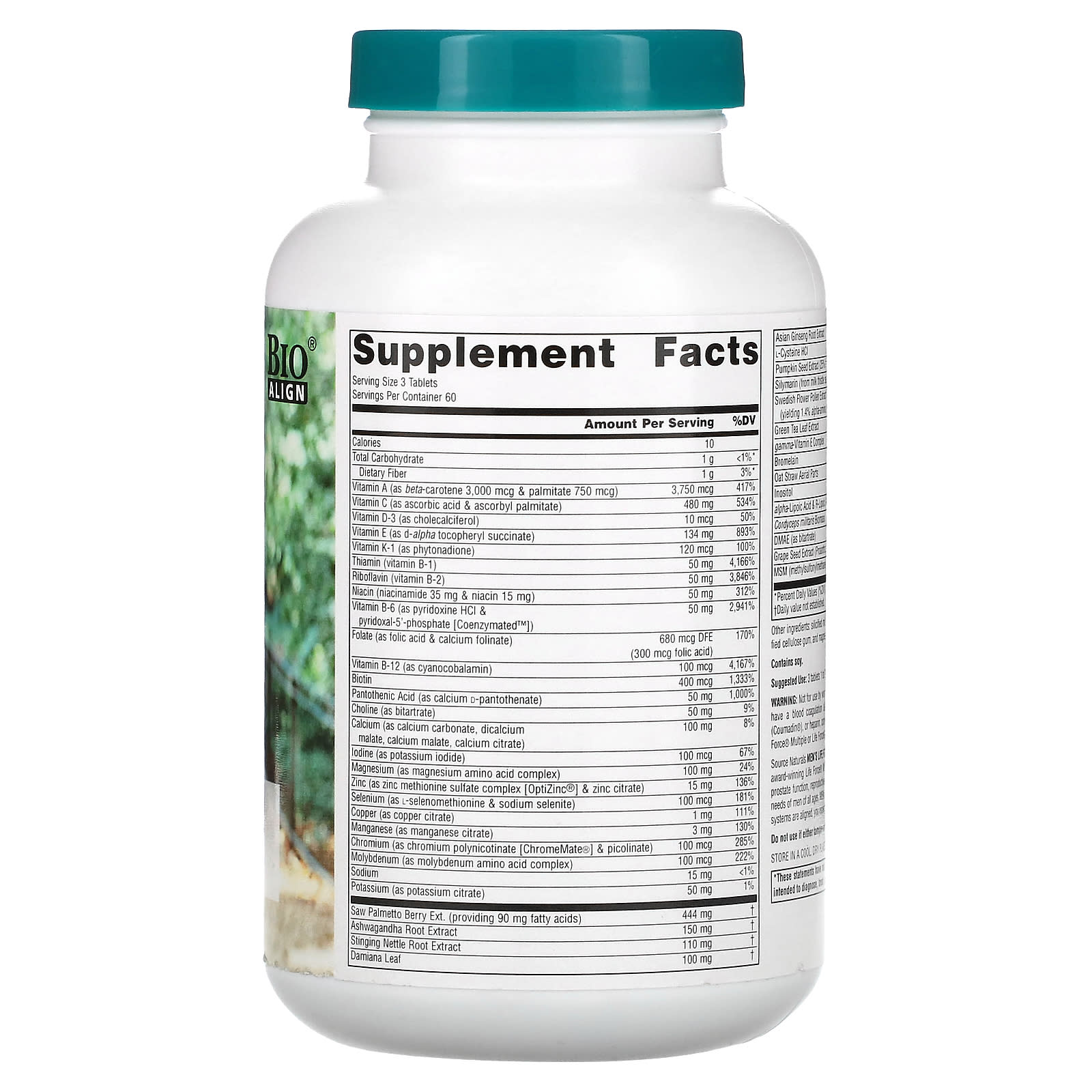 Source Naturals, Men's Life Force Multiple, 180 Tablets UPC 021078019206 | Hilife Vitamins