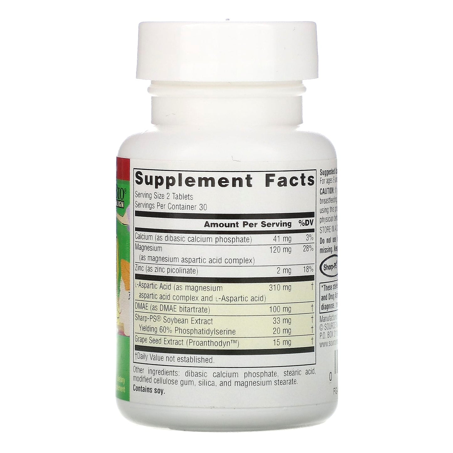 Source Naturals, Attentive Child™, 60 Tablets UPC 021078019466 | Hilife Vitamins