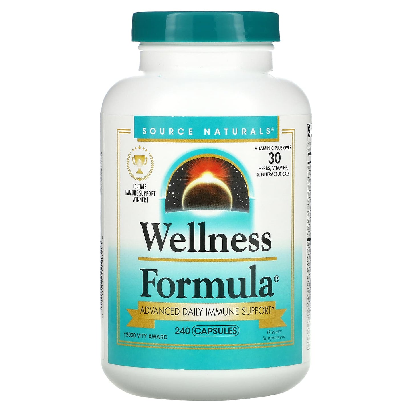 Source Naturals, Wellness Formula, Ca Formula, 240 Capsules UPC 021078019626 | Hilife Vitamins