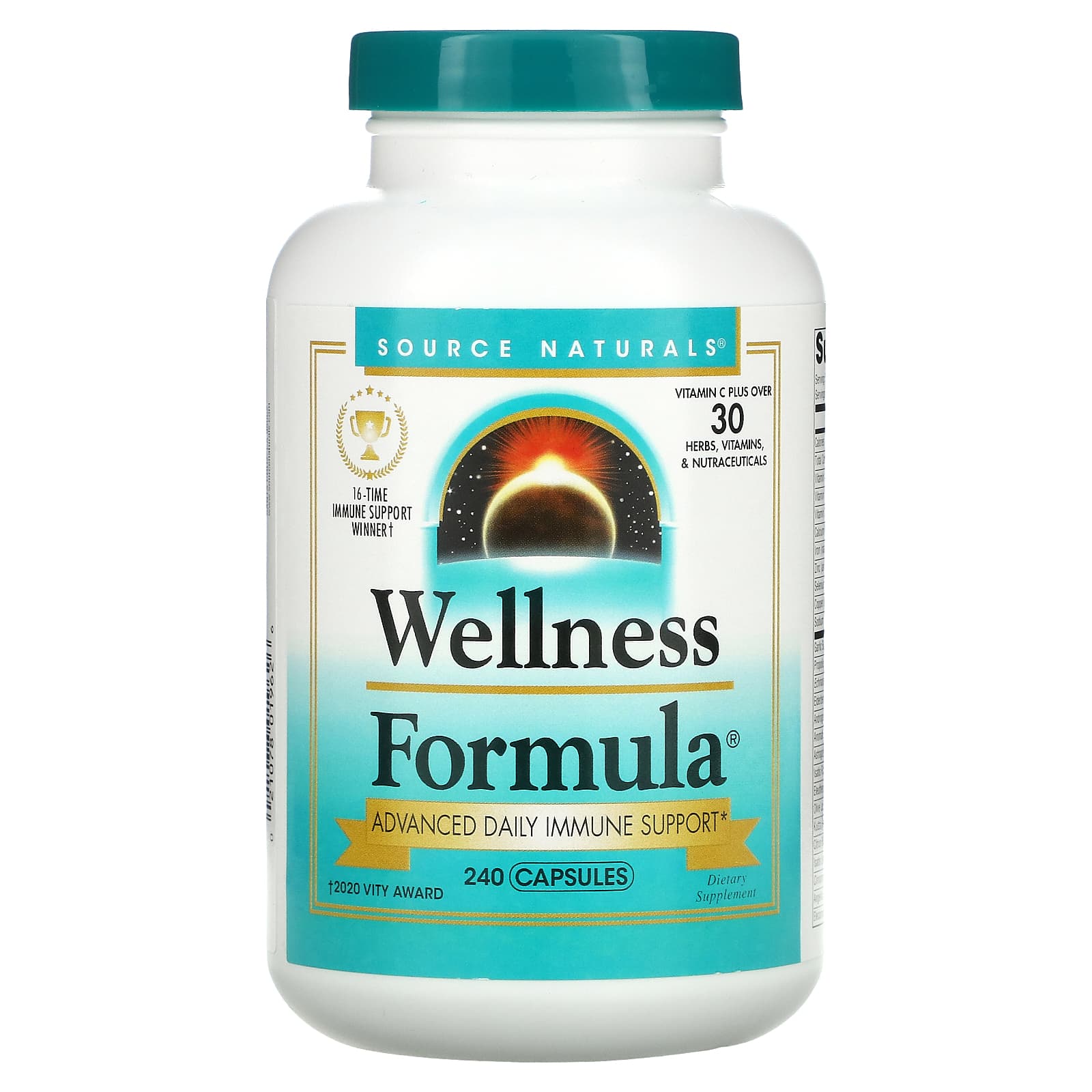 Source Naturals, Wellness Formula, Ca Formula, 240 Capsules UPC 021078019626 | Hilife Vitamins