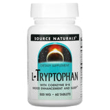 Source Naturals, L-Tryptophan With Coenzyme B-6 500 mg, 60 Tablets - 021078019879 | Hilife Vitamins