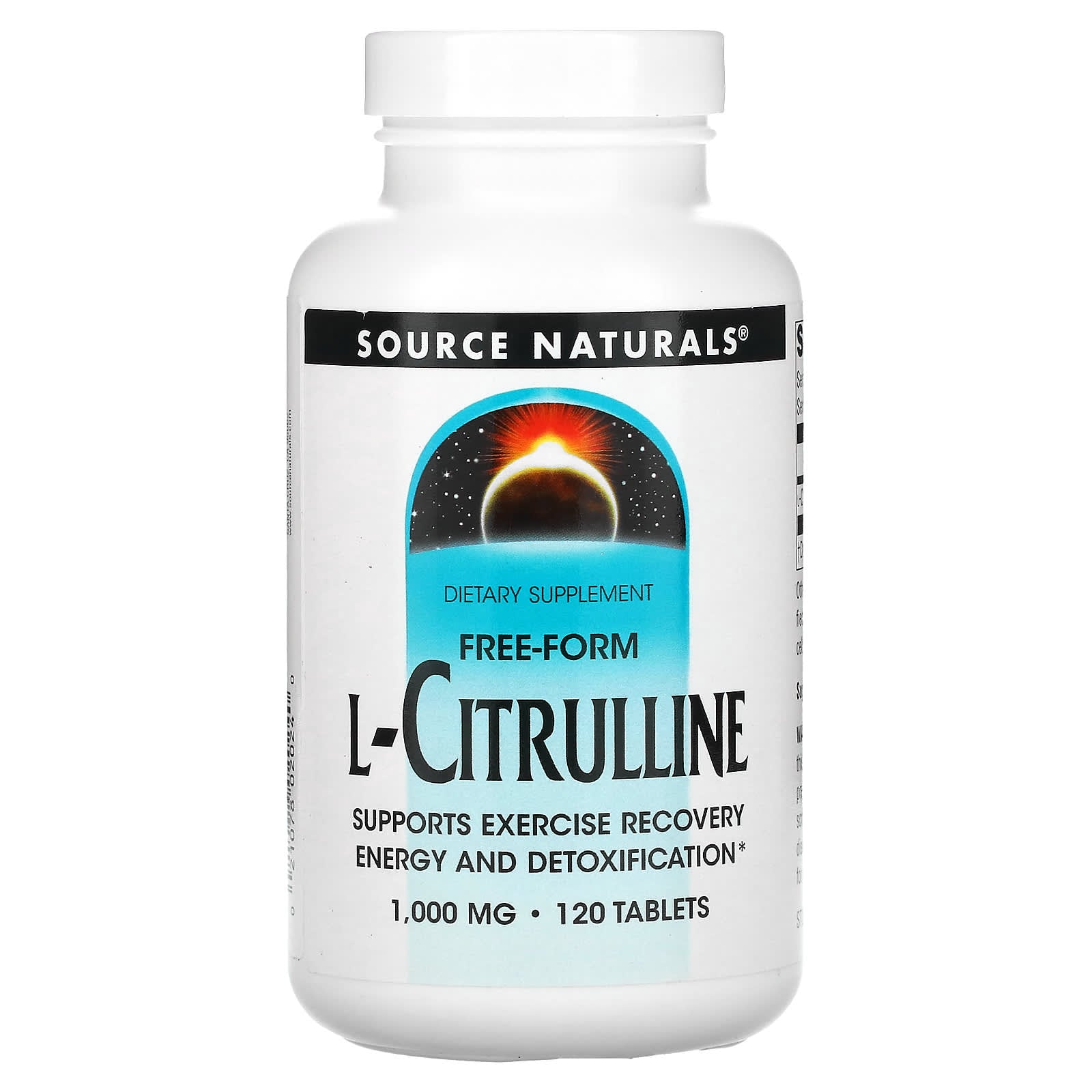 Source Naturals, L-Citrulline 1000 mg, 120 Tablets UPC 021078020240 | Hilife Vitamins