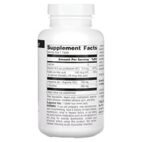 Source Naturals, L-Arginine L-Citrulline Complex 1000 mg, 120 Tablets UPC 021078020431 | Hilife Vitamins