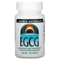 Source Naturals, EGCG 350 mg, 60 Tablets UPC 021078020585 | Hilife Vitamins