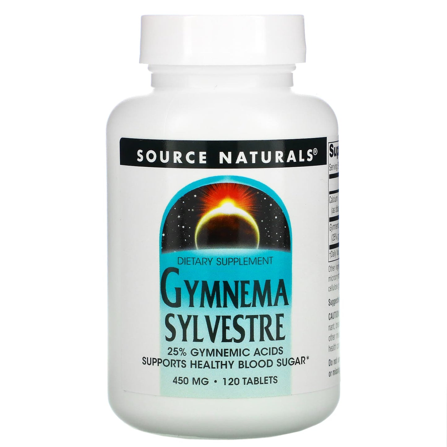 Source Naturals, Gymnema Sylvestre 450 mg, 120 Tablets UPC 021078021612 | Hilife Vitamins