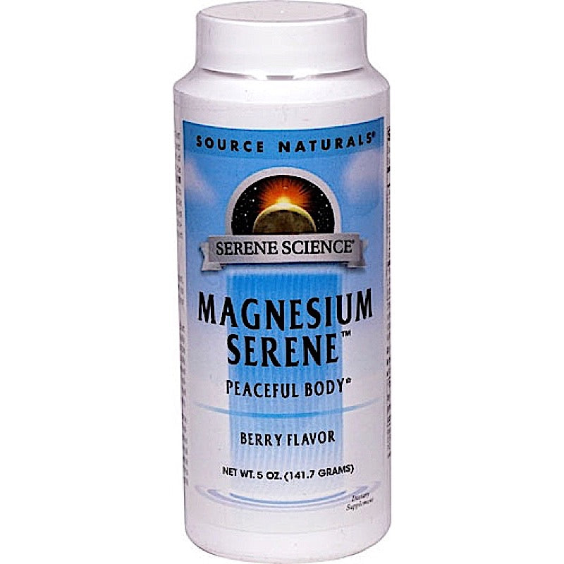 Source Naturals, Serene Science Magnesium Serene Berry, 5 Oz - 021078022046 | Hilife Vitamins