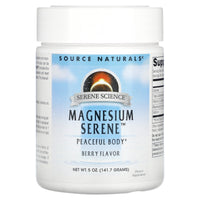 Source Naturals, Serene Science Magnesium Serene Berry, 5 Oz UPC 021078022046 | Hilife Vitamins