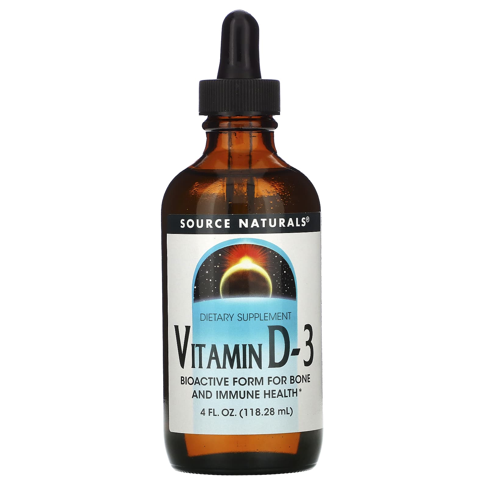 Source Naturals, Vitamin D-3, 4 Oz - 021078022763 | Hilife Vitamins