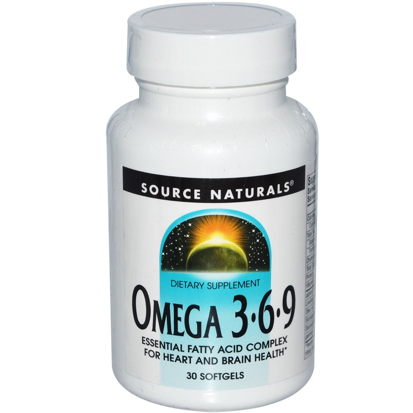 Source Naturals, Omega 3-6-9, 30 Softgels UPC 021078023166 | Hilife Vitamins