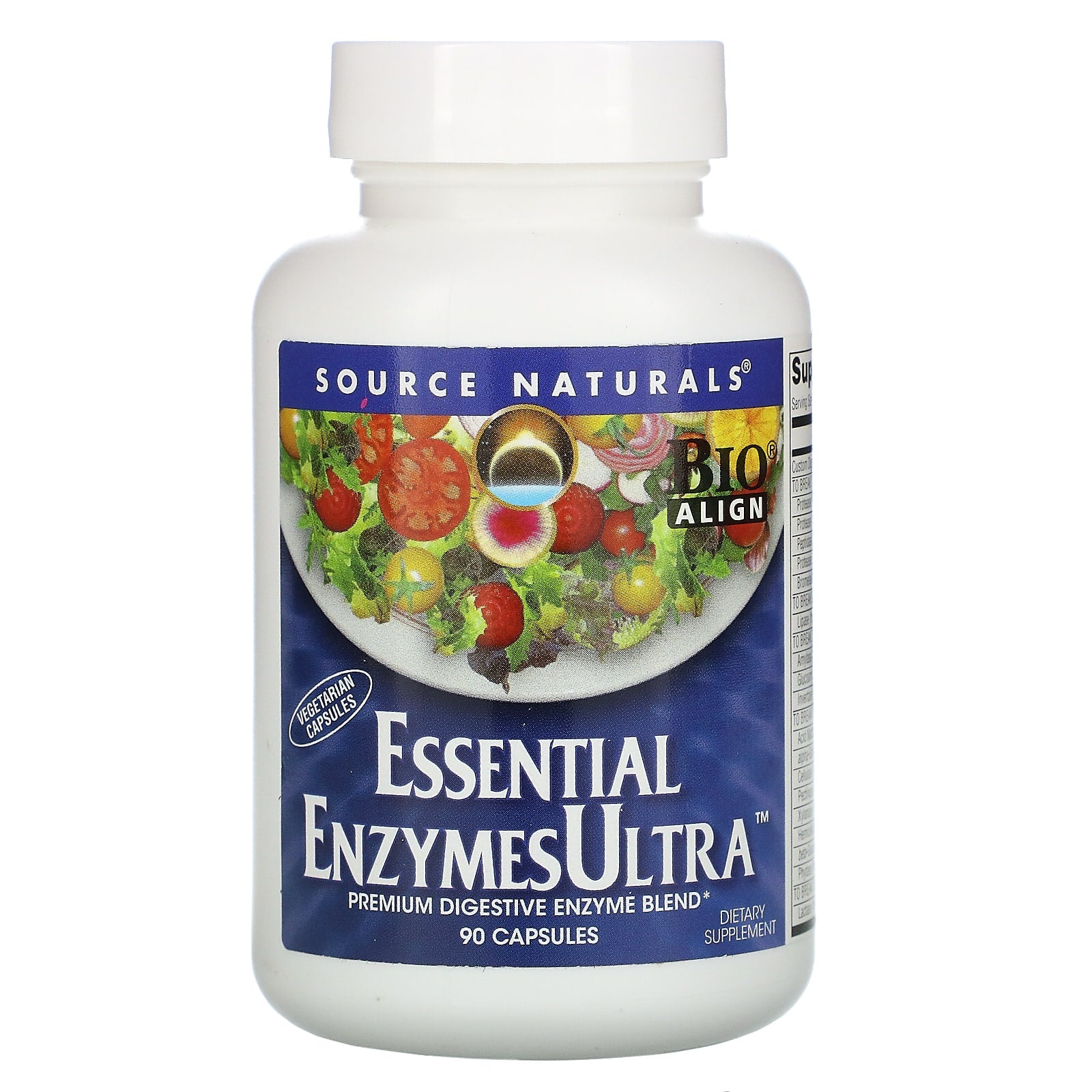 Source Naturals, Essential EnzymesUltra™, 90 Capsules UPC 021078023319 | Hilife Vitamins