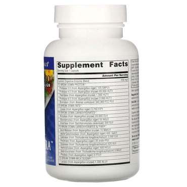 Source Naturals, Essential Enzymesultra, 120 Capsules UPC 021078023326 | Hilife Vitamins