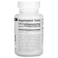 Source Naturals, Vitamin D-3 5000 IU, 120 Capsules UPC 021078023371 | HiLife Vitamins
