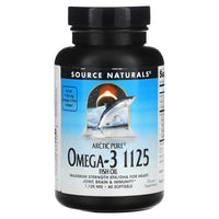 Source Naturals, Arctic Pure® Omega-3 1125 Fish Oil 1125 mg, 60 UPC 021078024170 | HiLife Vitamins