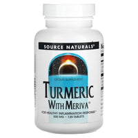 Source Naturals, Turmeric with Meriva® 500 mg, 120 Tablets UPC 021078024217 | Hilife Vitamins