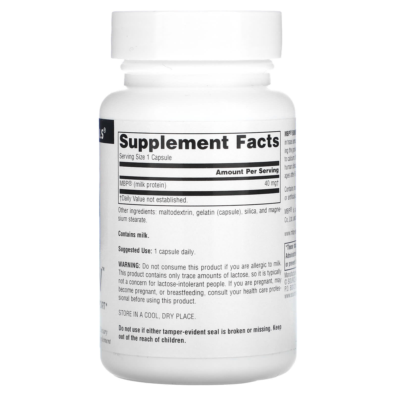 Source Naturals, MBP Bone Renew, 30 Capsules UPC 021078024712 | HiLife Vitamins