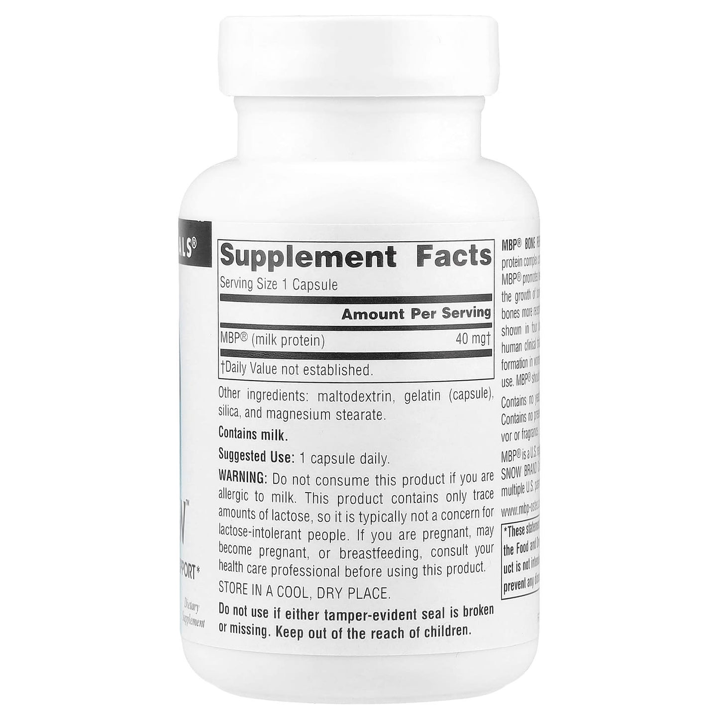 Source Naturals, MBP Bone Renew, 60 Capsules UPC 021078024729 | Hilife Vitamins