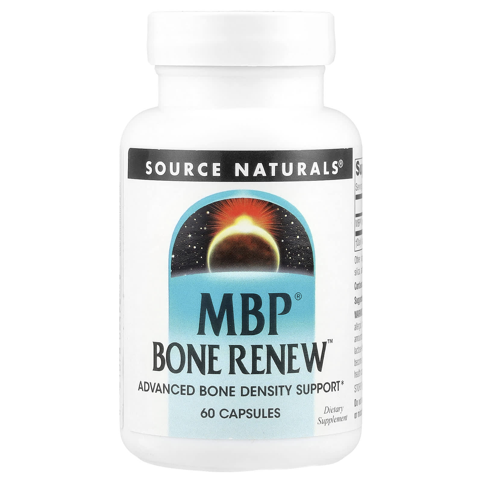 Source Naturals, MBP Bone Renew, 60 Capsules UPC 021078024729 | Hilife Vitamins