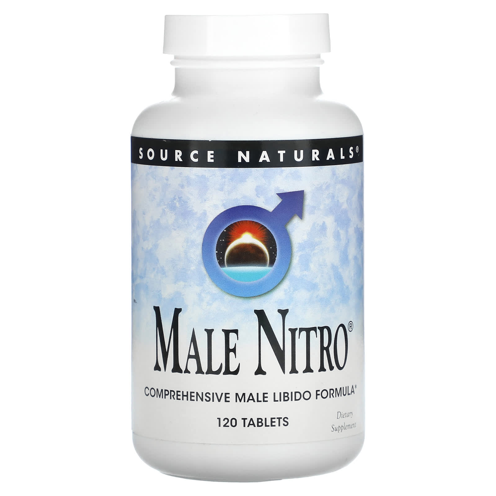 Source Naturals, Male Nitro®, 120 Tablets UPC 021078024774 | HiLife Vitamins