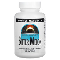 Source Naturals, Bitter Melon 500 mg, 60 Capsules UPC 021078024811 | Hilife Vitamins