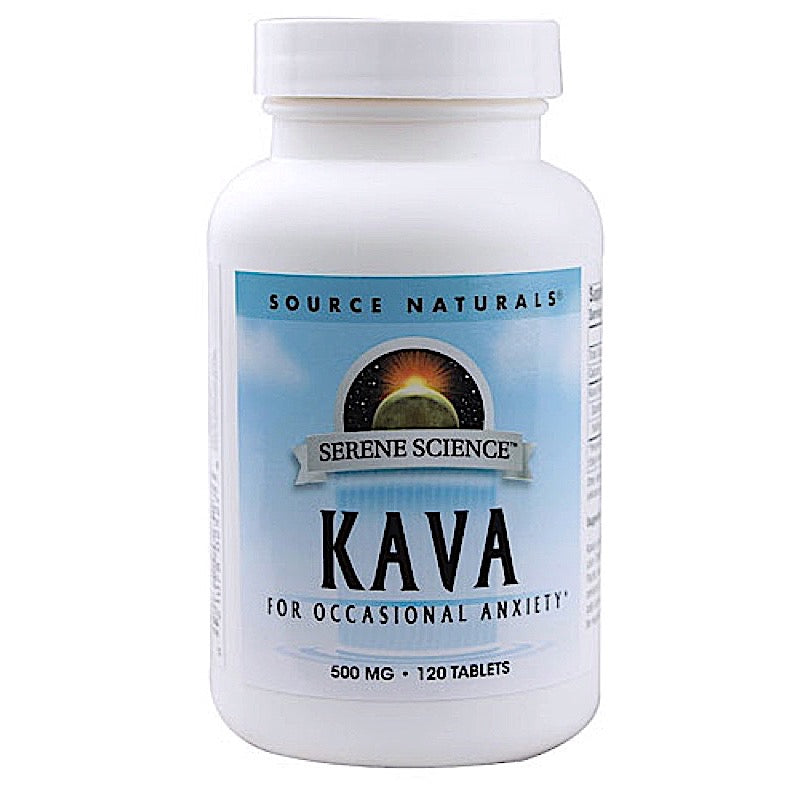Source Naturals, Serene Science Kava 500 mg, 120 Tablets UPC 021078025276 | Hilife Vitamins