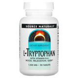 Source Naturals, L-Tryptophan With Vitamin B-6 1000 mg, 90 Tablets - 021078026105 | Hilife Vitamins