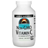 Source Naturals, Non-GMO Vitamin C 1000 mg, 240 Tablets UPC 021078026280 | Hilife Vitamins