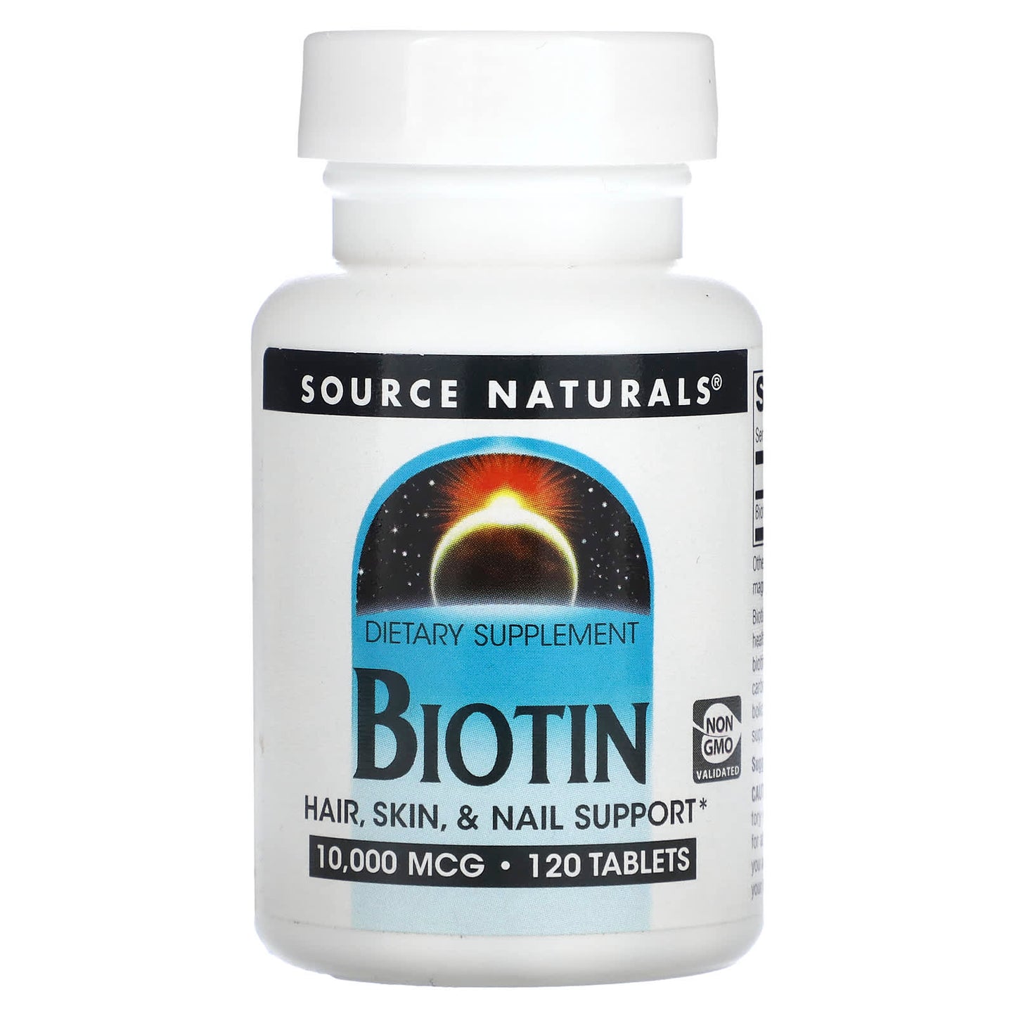 Source Naturals, Biotin 10000 mcg, 120 Tablets UPC 021078026334 | Hilife Vitamins
