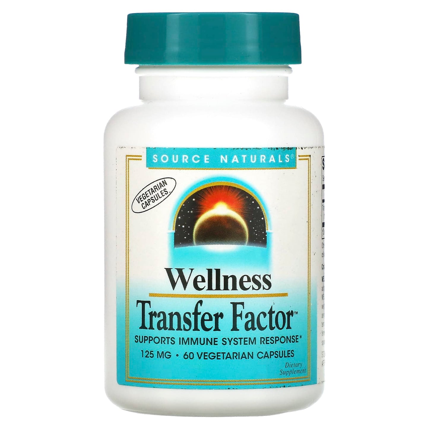 Source Naturals, Wellness Transfer Factor™ 125 mg, 60 Capsules UPC 021078026358 | Hilife Vitamins