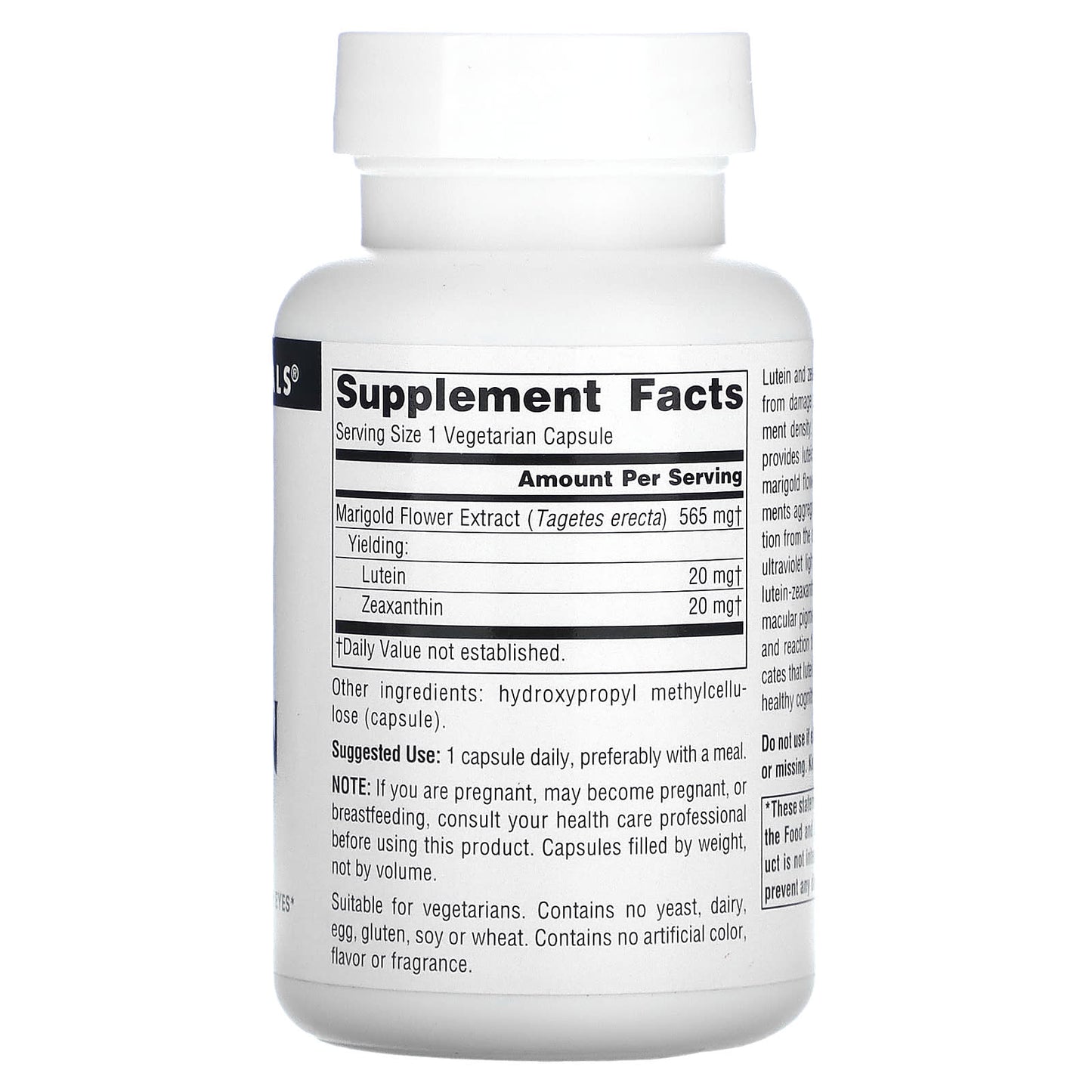 Source Naturals, Zea-Tein 20/20™, 60 Capsules UPC 021078026471 | Hilife Vitamins