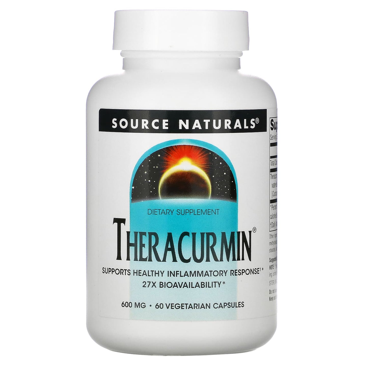 Source Naturals, Theracurmin 600 mg, 60 Capsules UPC 021078026501 | Hilife Vitamins