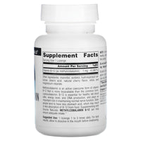 Source Naturals, B-12 1 mg Cherry, 240 UPC 021078026792 | HiLife Vitamins