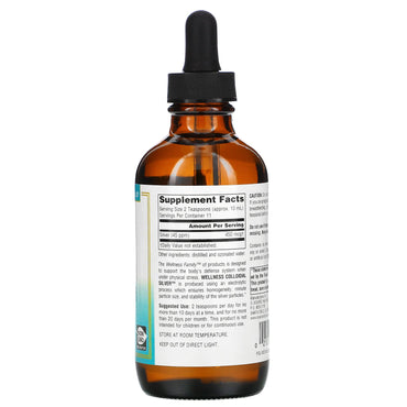 Source Naturals, Wellness Colloidal Silver™ 45 Ppm, 4 Oz Liquid UPC 021078027355 | Hilife Vitamins
