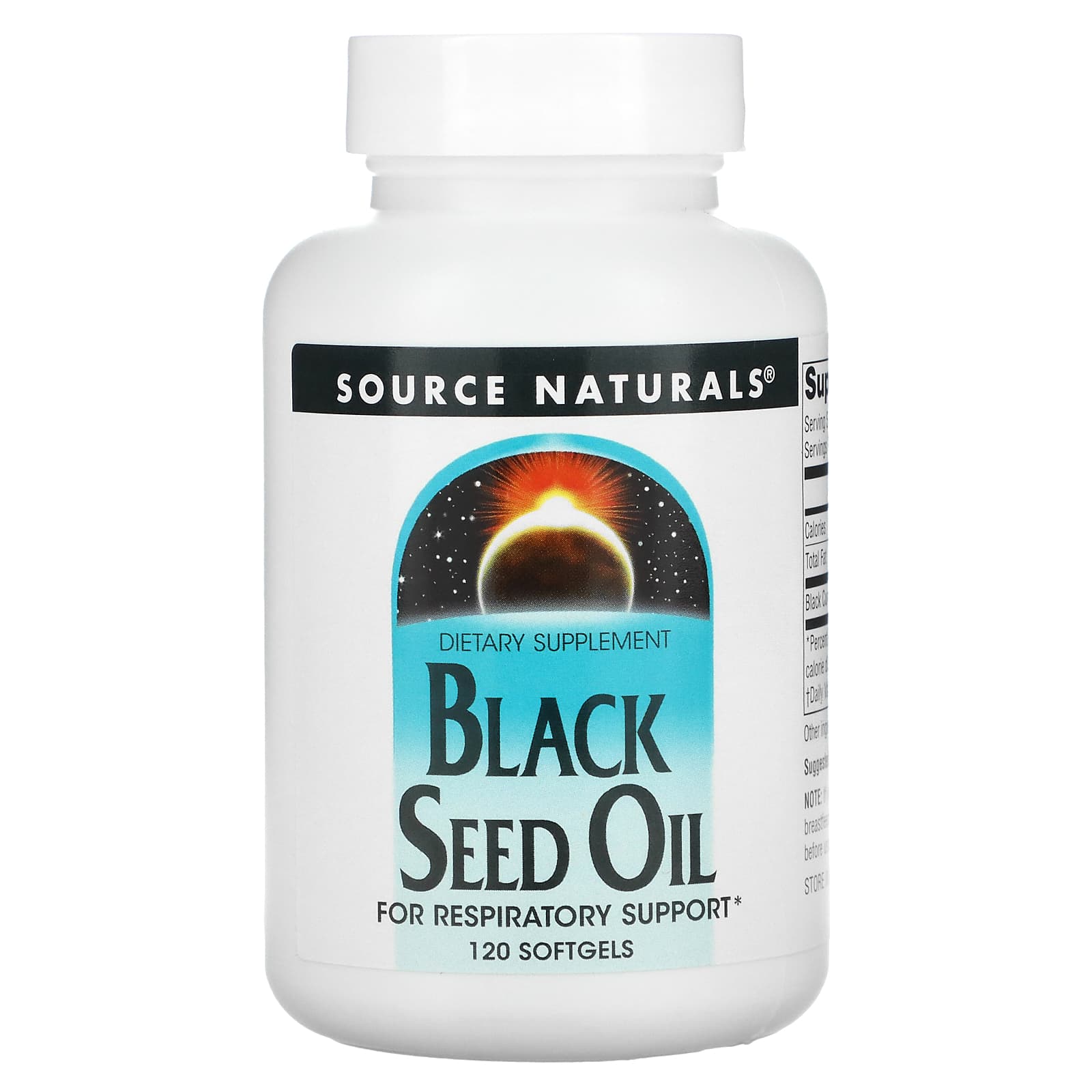 Source Naturals, Black Seed Oil 500 mg, 120 Softgels UPC 021078027577 | Hilife Vitamins