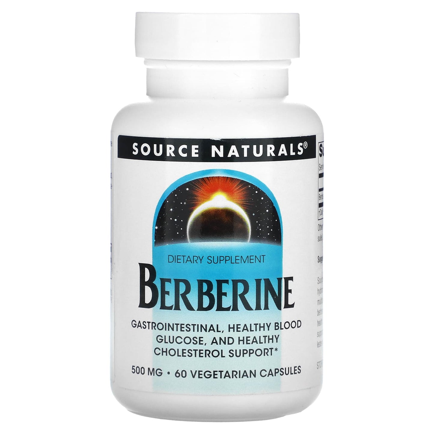 Source Naturals, Berberine 500 mg, 60 Capsules UPC 021078027836 | Hilife Vitamins