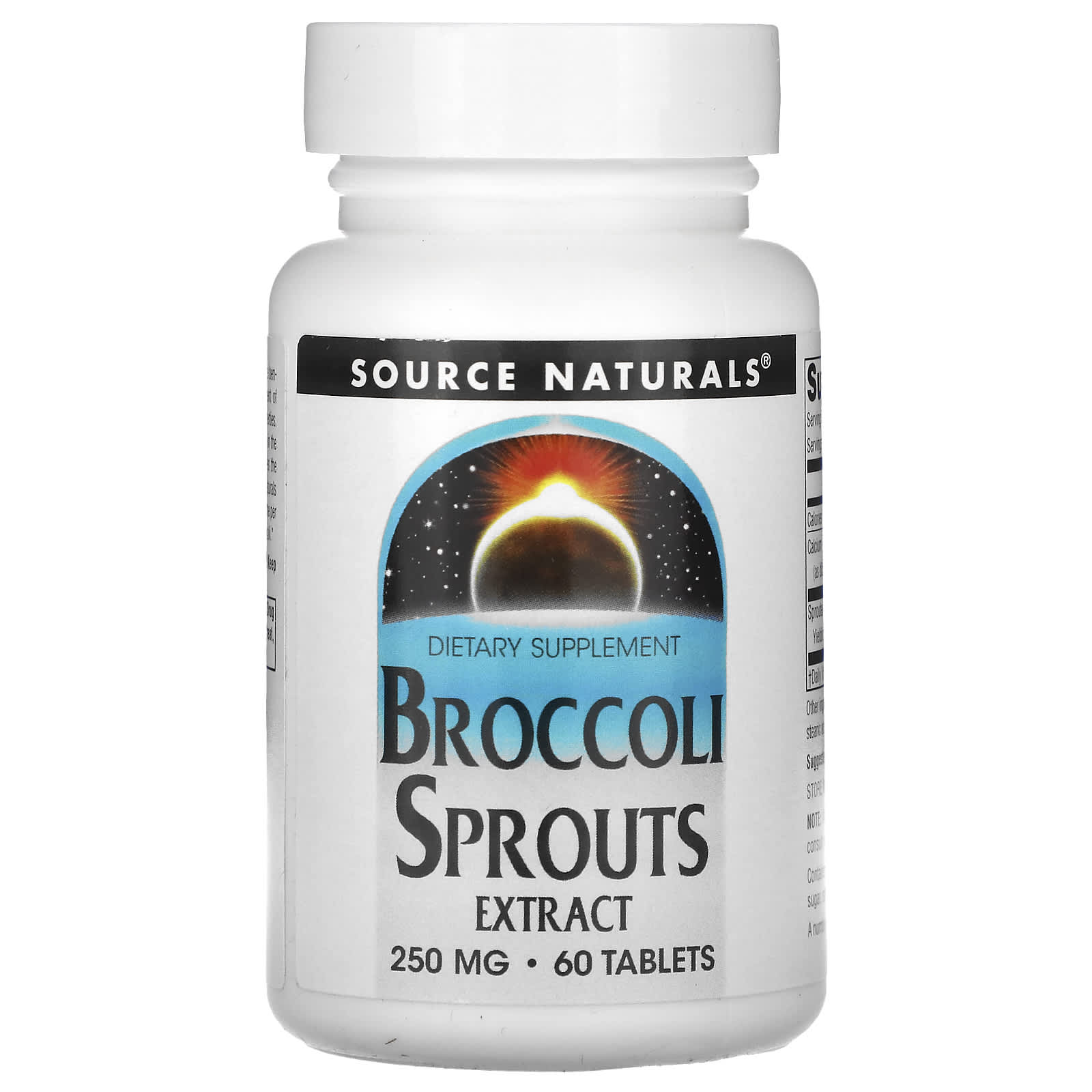 Source Naturals, Broccoli Sprouts Extract, 250 mg, 60 Tablets UPC 021078411048 | Hilife Vitamins
