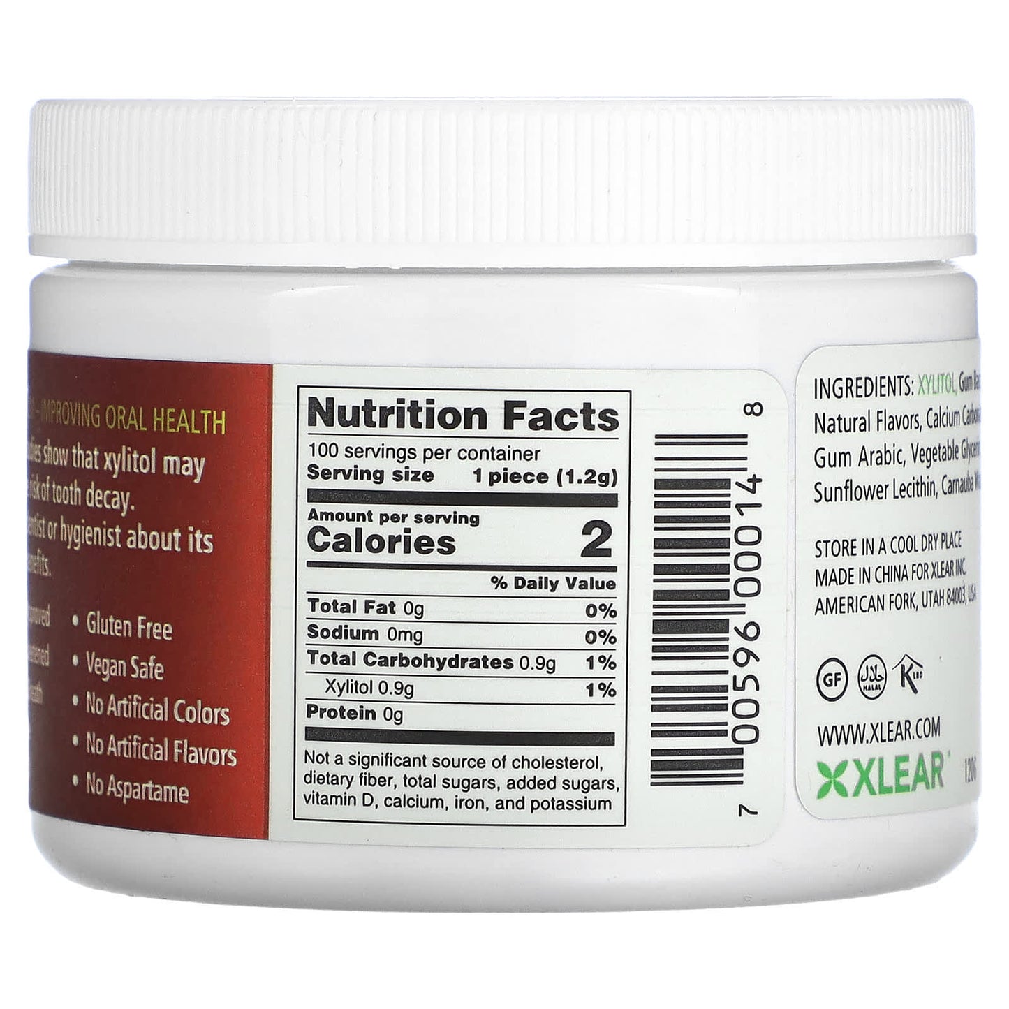 Spry, Spry Chewing Gum Cinnamon With Xylitol, 100 - [product_sku] | HiLife Vitamins