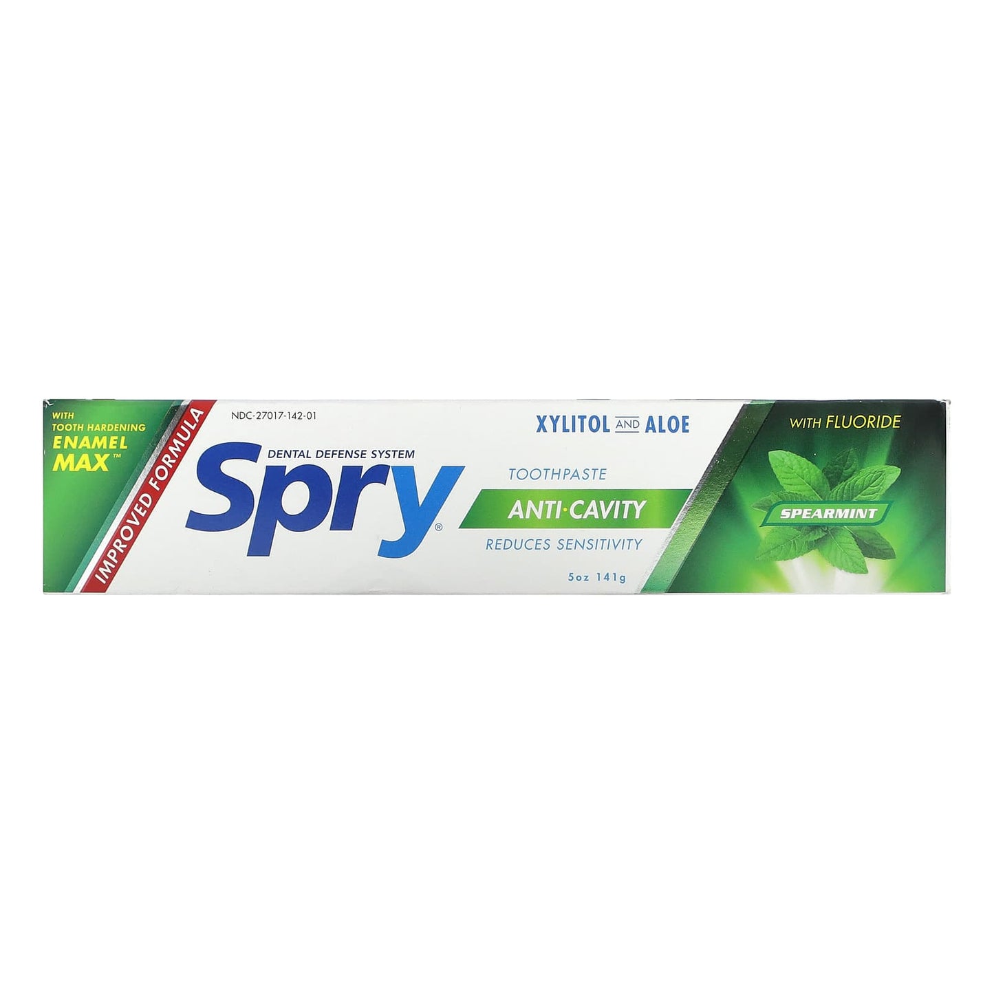 Spry, Spry Toothpaste Spearmint With Fluoride, 5 Oz UPC 700596000605 | Hilife Vitamins