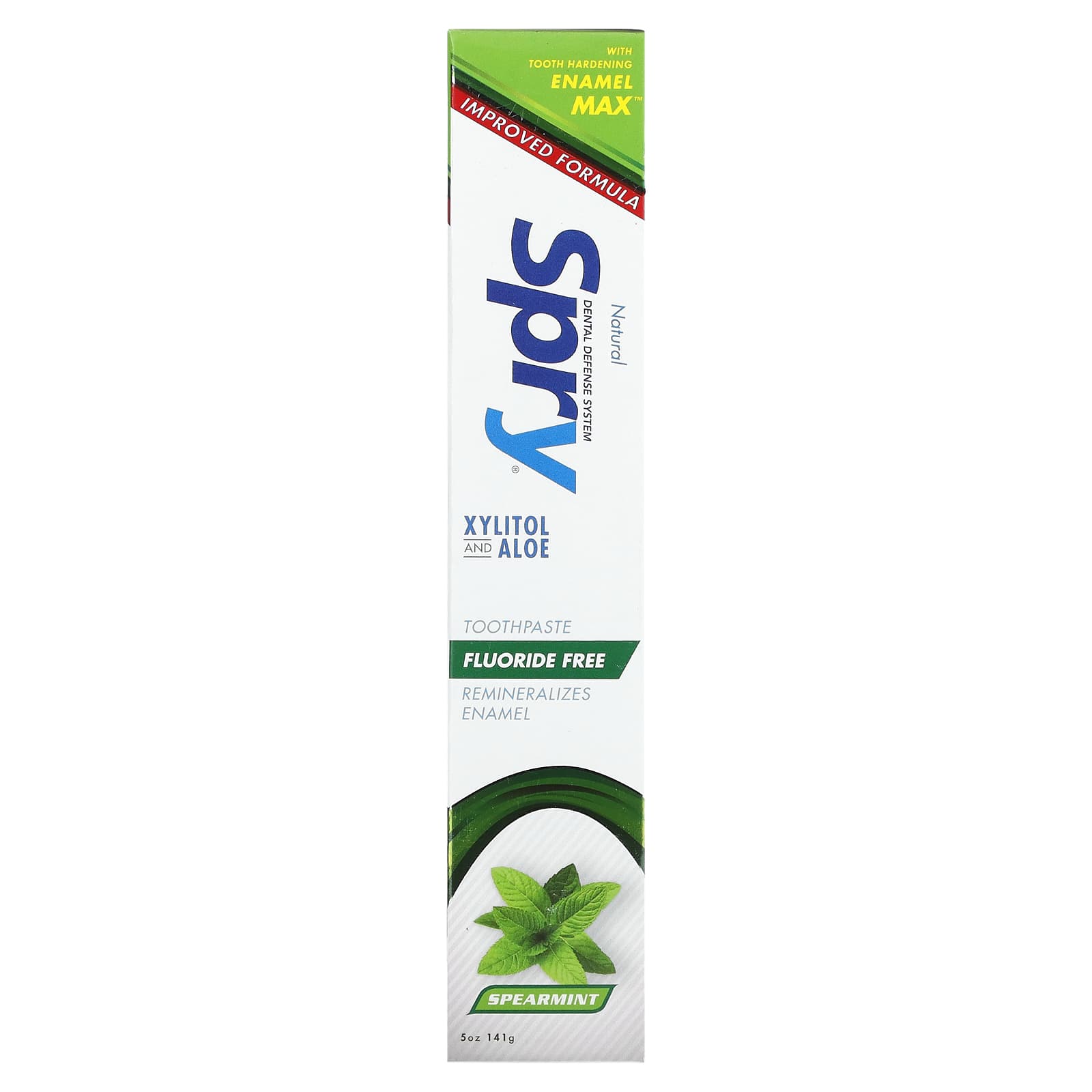 Spry, Spry Toothpaste Spearmint, 5 Oz UPC 700596001329 | Hilife Vitamins