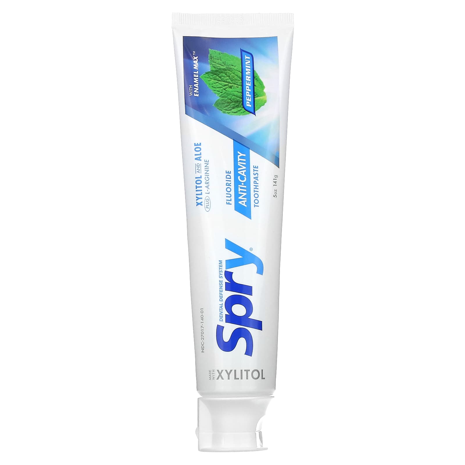 Spry, Spry Toothpaste Flouride Peppermint, 5 Oz UPC 700596001404 | HiLife Vitamins