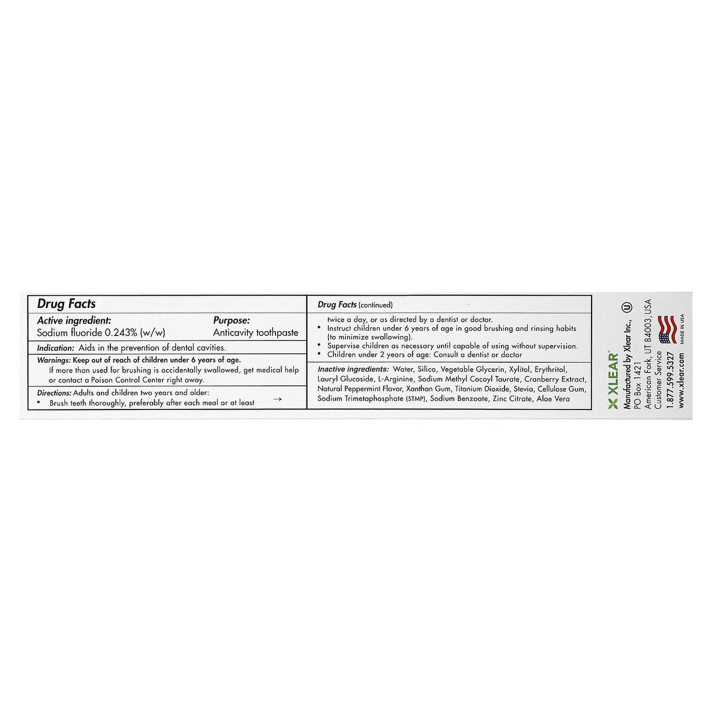 Spry, Spry Toothpaste Flouride Peppermint, 5 Oz UPC 700596001404 | HiLife Vitamins