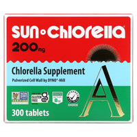 Sun Chlorella (Net Cost), Chlorella Regular 200mg, 300 Tablets UPC 029918011113 | Hilife Vitamins