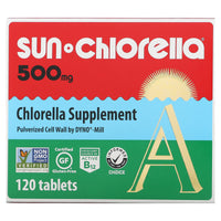 Sun Chlorella (Net Cost), Sun Chlorella 500mg, 120 Tablets UPC 029918015111 | Hilife Vitamins