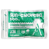 Sun Chlorella (Net Cost), Sun Chlorella 500mg, 120 Tablets UPC 029918015111 | Hilife Vitamins