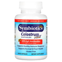 Symbiotics, Colostrum Plus w/BIO-Lipid, 60 Capsules UPC 647303040113 | Hilife Vitamins