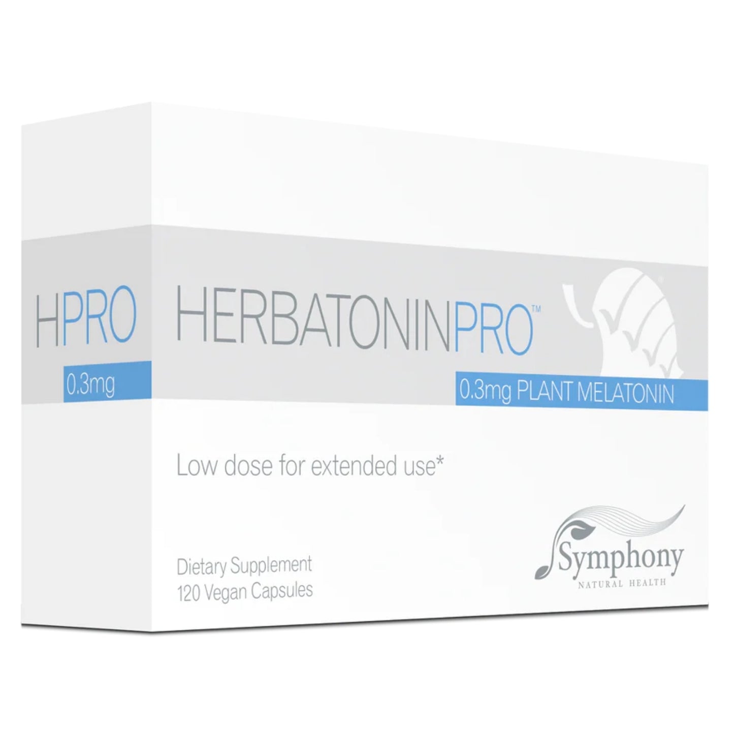 Symphony Natural Health, HerbatoninPRO 0.3 mg Plant Melatonin, 120 Capsules UPC 893814001161 | HiLife Vitamins