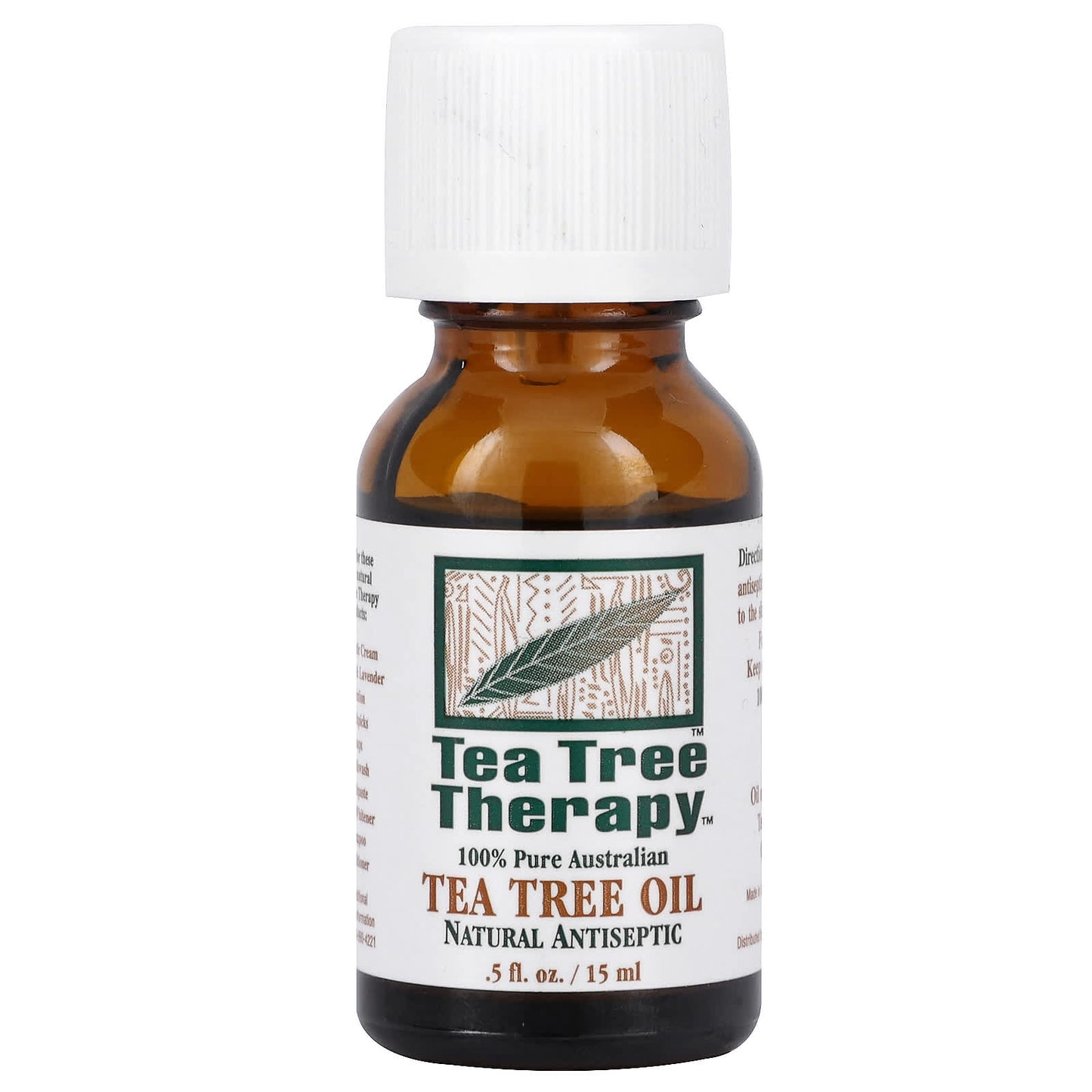 Tea Tree Therapy, Pure Tea Tree Oil, 0.5 Oz UPC 637792100153 | Hilife Vitamins